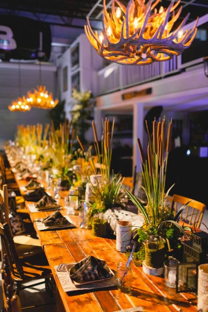 rent antler wooden chandeliers weddings corporate events gala fundraiser miami palm beach boca raton orlando naples fl tampa sarasota