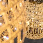 rent large crystal sphere chandeliers for weddings corporate events parties in Miami Palm Beach Orlando