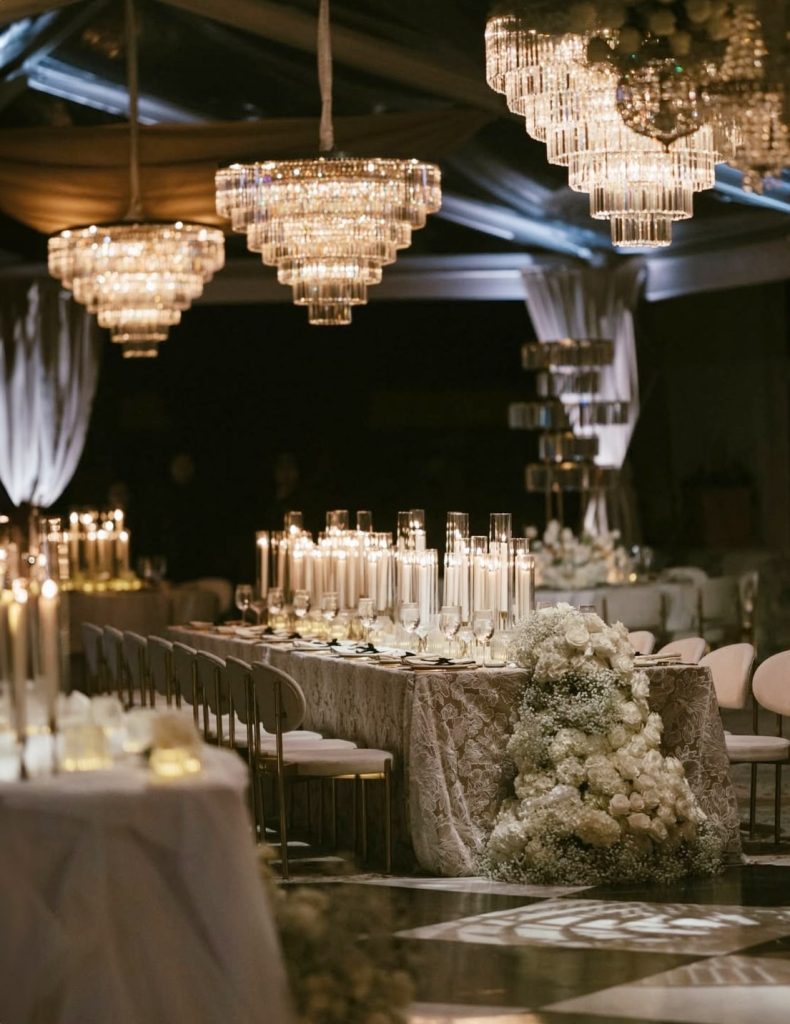 rent large prism chandelier for weddings galas corporate parties events brands red carpet miami miami beach palm beach orlando tampa naples fl houston