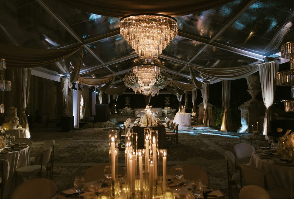 rent large prism chandelier for weddings galas corporate parties events brands red carpet miami miami beach palm beach orlando tampa naples fl raleigh